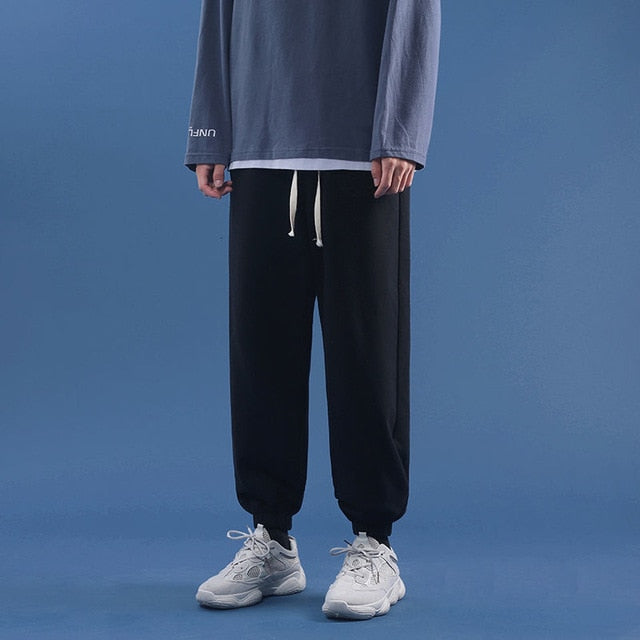 Aidase Men Jogger Pants 2021 Spring OutDoor Casual SweatPants Men Straight Trouser Elastic Waist Baggy Pants Men's Clothing aidase-shop