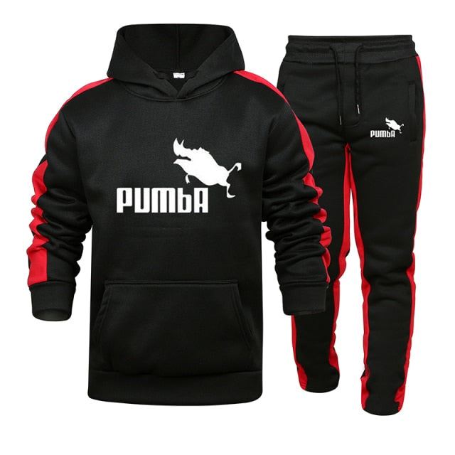 2021New Adios Men's Autumn Winter Sets Zipper Hoodie+Pants Pieces Casual Tracksuit Male Sportswear Gym Brand Clothing Sweat Suit aidase-shop