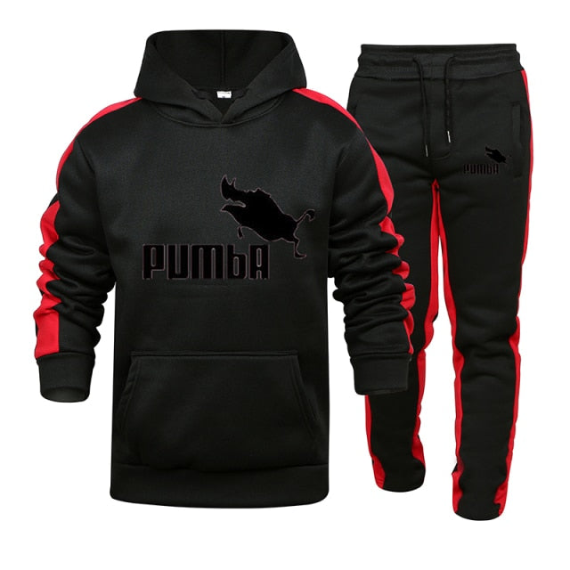 2021New Adios Men's Autumn Winter Sets Zipper Hoodie+Pants Pieces Casual Tracksuit Male Sportswear Gym Brand Clothing Sweat Suit aidase-shop