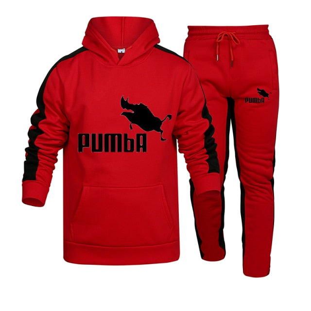 2021New Adios Men's Autumn Winter Sets Zipper Hoodie+Pants Pieces Casual Tracksuit Male Sportswear Gym Brand Clothing Sweat Suit aidase-shop