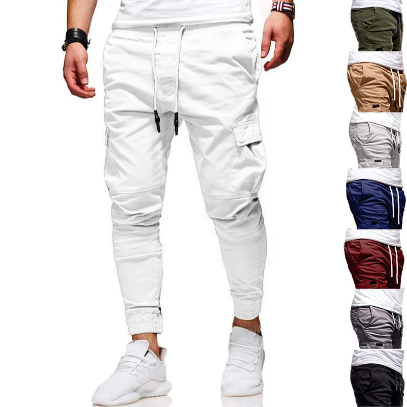 New Fashion Casual  Jogger Fitness Bodybuilding Gyms Pants Sweatpants Trousers aidase-shop