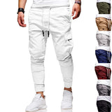 New Fashion Casual  Jogger Fitness Bodybuilding Gyms Pants Sweatpants Trousers aidase-shop