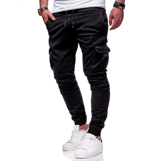 New Fashion Casual  Jogger Fitness Bodybuilding Gyms Pants Sweatpants Trousers aidase-shop