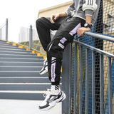 Ribbons Harem Joggers Men Cargo Pants Streetwear 2021 Hip Hop Casual Pockets Track Pants Male Harajuku Fashion Trousers aidase-shop
