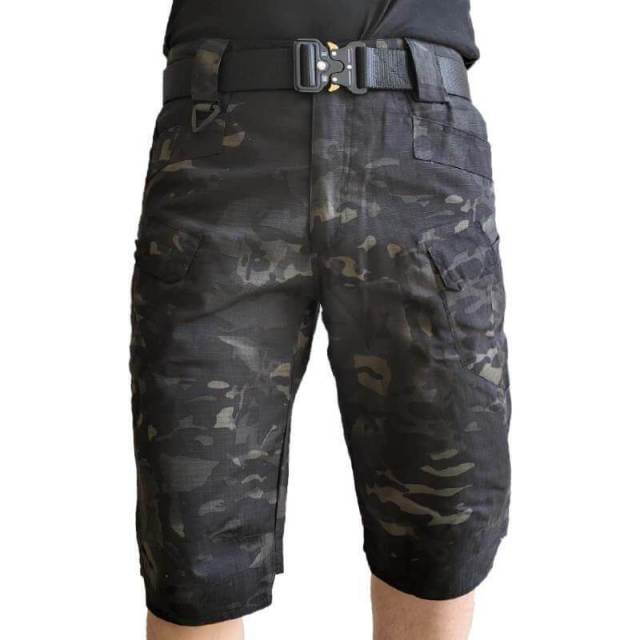 Men Classic Tactical Shorts Upgraded Waterproof Quick Dry Multi-pocket Short Pants Outdoor Hunting Fishing Military Cargo Shorts aidase-shop