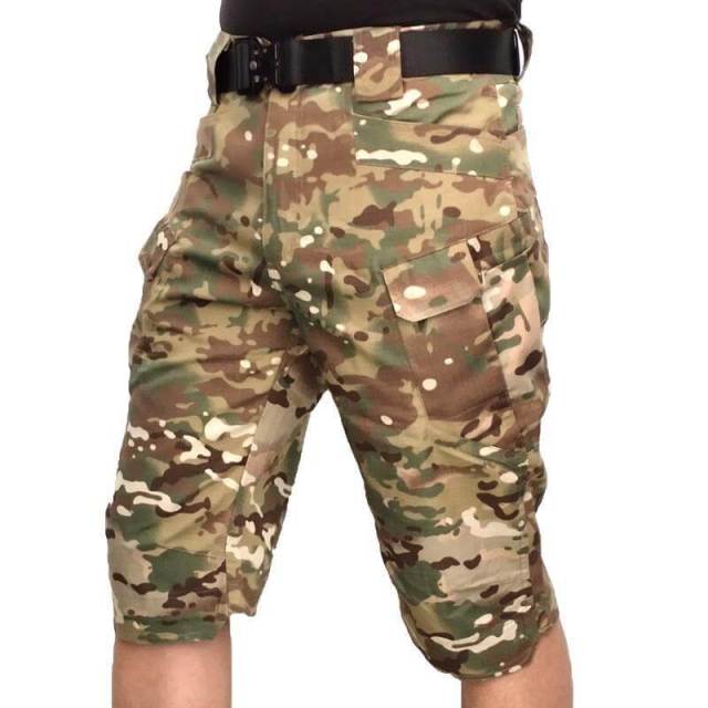 Men Classic Tactical Shorts Upgraded Waterproof Quick Dry Multi-pocket Short Pants Outdoor Hunting Fishing Military Cargo Shorts aidase-shop