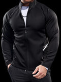 Aidase Men's Jackets, Training Wear Jackets, Muscle Curves, Fitness Casual, Lightweight, Slim, Quick Dry, Running, Boyfriend's Gift aidase-shop