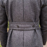 Aidase High Quality Wool Men Suits Thick Custom Made Men Suits Double Breasted Tuxedos Peaked Lapel Blazer Business Formal Long Coat aidase-shop
