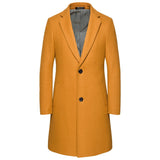 Aidase Men Suits England Style Overcoat Outerwear Suits Regular Fit Extra Long Jacket Blazer Wool Blend New Costume Homme aidase-shop