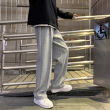 AIDASE  -  Straight Sweatpants Men Harem Pants Male Korean Loose Casual Streetwear Sport Trousers Men's Solid Color Joggers Oversize Pants