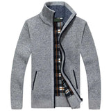 =Aidase 2024 New Men's Sweaters Autumn Winter Warm Zipper Cardigan Sweaters Man Casual Knitwear Sweatercoat male clothe aidase-shop