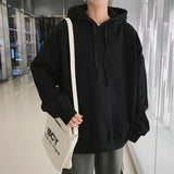 Aidase Hoodies Men Patchwork Hooded Sweatshirt Warm Winter Hoodie Loose Korean Style Casual Mens All-match Streetwear Students Chic New aidase-shop