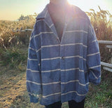 Aidase  Men Korean Style Plaid Overcoat  Overcoat Wool Mens Streetwear Windbreaker Harajuku Fashions Oversize Jackets Coats aidase-shop