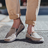 New Men Canvas Shoes Fashion Men Casual Shoes Comfortable Breathable Men Loafers Outdoor Slip On Shoes For Male Chaussure Homme aidase-shop