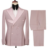 AIDASE  -  Business Men Suits Tailor-Made 2 Pieces Coat Pants Slim Fit Tuxedo Jacket Coat Groom Wedding Groom Prom Formal Customized aidase-shop