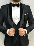 Aidase Men Suit Fashion Formal Business Slim Fit 3 Pieces White Blazers Burgundy Pants Men's  Wedding Male Set Groom Suit aidase-shop