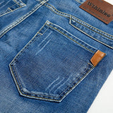 AIDASE  -  Summer Men's Slim Denim Shorts Business Casual Fashion Loose Stretch All-Match Jeans Male High-End Brand Five-Point Pants aidase-shop