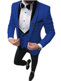 Aidase Men Suit Fashion Formal Business Slim Fit 3 Pieces White Blazers Burgundy Pants Men's  Wedding Male Set Groom Suit aidase-shop