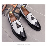Fashion Shoe Office Shoes for Men Casual Shoes Breathable Leather Loafers Driving Moccasins Comfortable Slip on Three Color aidase-shop
