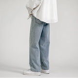 Aidase Korean Fashion Men Wide Leg Jeans spring New Streetwear Straight Baggy Denim Pants Male Brand Trousers