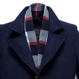 Aidase NEW Men Winter Warm Fashion Trench Wool Top Coat Slim Fit Casual Reefer Jackets Solid Breasted Peacoat aidase-shop