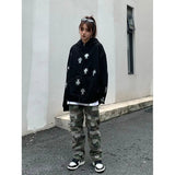 AIDASE  -  High Street Hole Camouflage Ripped Jeans Men and Women Fashion Loose Straight Hip Hop Joggers Casual Cargo Pants Streetwear aidase-shop