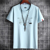 Aidase Manga S-6XL Oversize Men Loose Tee Tops 100% Cotton Fashion Goth Print Men's Short Sleeve T-shirt Summer New Male Casual T-shirt aidase-shop