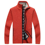 =Aidase 2024 New Men's Sweaters Autumn Winter Warm Zipper Cardigan Sweaters Man Casual Knitwear Sweatercoat male clothe aidase-shop