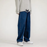 Aidase Korean Fashion Men Wide Leg Jeans spring New Streetwear Straight Baggy Denim Pants Male Brand Trousers