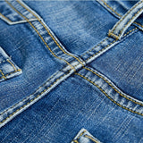 AIDASE  -  Summer Men's Slim Denim Shorts Business Casual Fashion Loose Stretch All-Match Jeans Male High-End Brand Five-Point Pants aidase-shop
