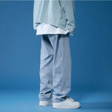 AIDASE  -  Mens Jeans Large Denim Jeans for Teens Trousers for Men Jean Baggy Pants Men's Fashion Man Male Trendyol Streetwear Korean Men´s aidase-shop