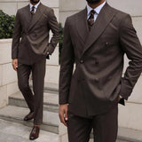 AIDASE  -  Fashion Men Suits Tailor-Made 2 Pieces Solid Color High Quality Formal Wedding Groom Causal Prom Costume Homme Customized aidase-shop