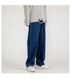 AIDASE  -  Men's Jeans Pants Straight Trousers for Men Jean Spring Denim Mens Man Male Trendyol Streetwear Korean Fashion Men Boys  Sale aidase-shop