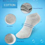 AIDASE  -  High Quality 10 Pairs/lot Socks Men Large size 42,43,44,45,46,47,48 Casual Breathable Fashion Black White Male Cotton Socks shor aidase-shop