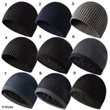 Aidase Men/Women Winter Warm Knitted Beanies Outdoor Sports Windproof Hedging Caps Comforable Soft Casual Cap Hiking Cycling Beanies aidase-shop