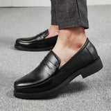 Luxurious Men Dress Shoes  Inner High Loafers Men Shoes Casual Shoe Man Fit Classic Party British Men's Height-increasing Shoes aidase-shop
