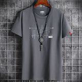 Aidase Manga S-6XL Oversize Men Loose Tee Tops 100% Cotton Fashion Goth Print Men's Short Sleeve T-shirt Summer New Male Casual T-shirt aidase-shop