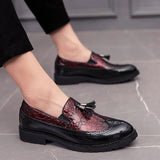 Fashion Shoe Office Shoes for Men Casual Shoes Breathable Leather Loafers Driving Moccasins Comfortable Slip on Three Color aidase-shop