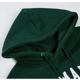 Menswear Korean Style Letter Printed Sweatshirt Men's Autumn New Loose Hooded Long Sleeve Pullover Tops Coat Tide aidase-shop