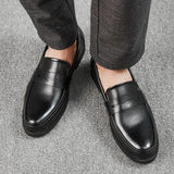 Luxurious Men Dress Shoes  Inner High Loafers Men Shoes Casual Shoe Man Fit Classic Party British Men's Height-increasing Shoes aidase-shop