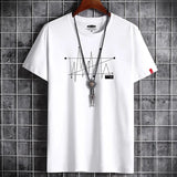 Aidase Manga S-6XL Oversize Men Loose Tee Tops 100% Cotton Fashion Goth Print Men's Short Sleeve T-shirt Summer New Male Casual T-shirt aidase-shop