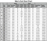 AIDASE  -  Men Suits Regular Fit Tuxedo Jacket Coat Pants Groom Groomsman Wedding Formal Tailored aidase-shop