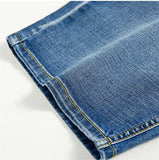 AIDASE  -  Summer Men's Slim Denim Shorts Business Casual Fashion Loose Stretch All-Match Jeans Male High-End Brand Five-Point Pants aidase-shop
