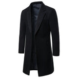 Aidase Men Suits England Style Overcoat Outerwear Suits Regular Fit Extra Long Jacket Blazer Wool Blend New Costume Homme aidase-shop