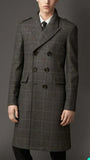 Aidase Wool Blend Coat Men Winter Over Jacket Double Breasted Checkered Business Long Overcoat Plus Size Warm Formal Business Tailored aidase-shop