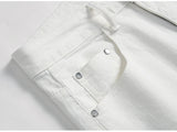 AIDASE  -  Men's Gradient Color Stretch Jeans Y2K Fashion Fancy Color Slim Pencil Pants Streetwear Trousers aidase-shop