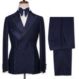 AIDASE  -  Business Men Suits Tailor-Made 2 Pieces Coat Pants Slim Fit Tuxedo Jacket Coat Groom Wedding Groom Prom Formal Customized aidase-shop