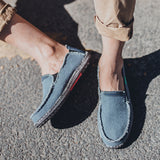 New Men Canvas Shoes Fashion Men Casual Shoes Comfortable Breathable Men Loafers Outdoor Slip On Shoes For Male Chaussure Homme aidase-shop