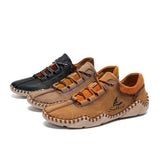 Leather Shoes Men Casual Sneakers Driving Shoe Leather Loafers Men Shoes Hot Sale Moccasins Tooling Shoe Footwear aidase-shop