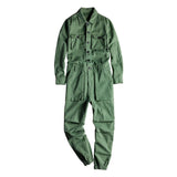 AIDASE  -  Men's long sleeve pockets cargo joggers jumpsuits Casual overalls coveralls Costume pants Black Army green Khaki aidase-shop
